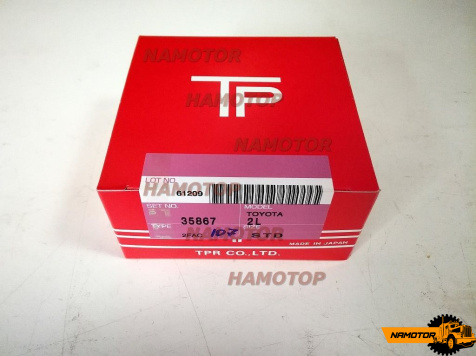 Кольца поршневые TOYOTA 2L-T 13011-54100, 28740, 35867, SDT10-089ZZ. "STD" TP NPR